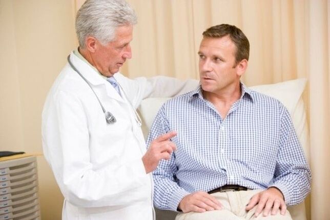 Avant de commencer le traitement de la prostatite, un examen médical est nécessaire. 