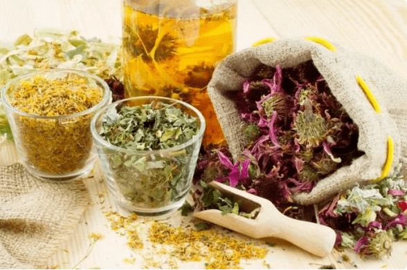 Herbes avec prostatite