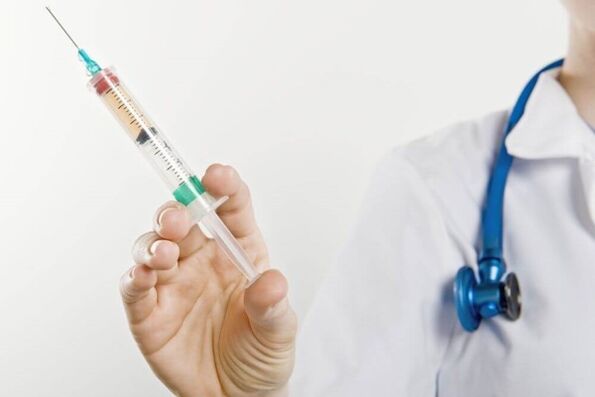 Injection pour traiter la prostatite