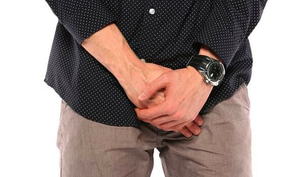 Douleur dans la région de l'aine avec prostatite